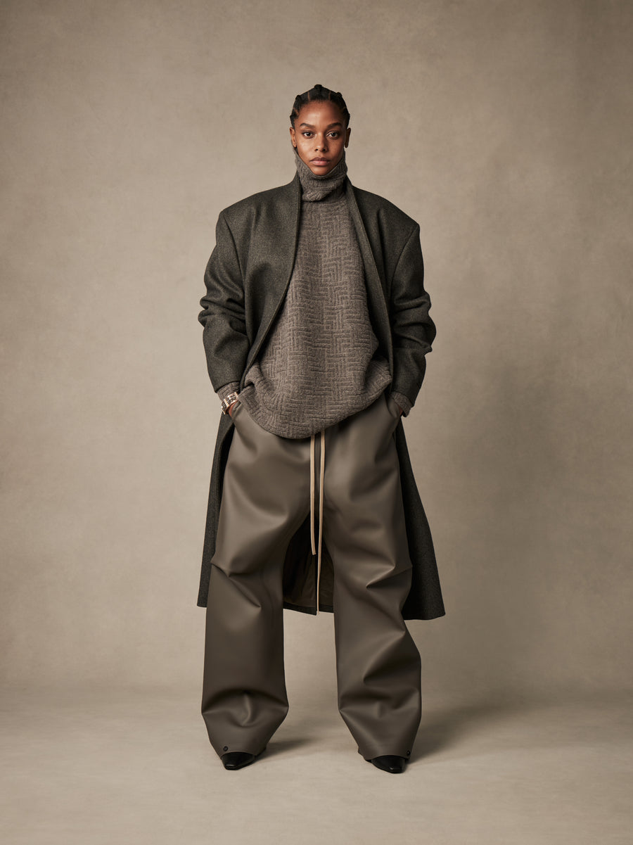 Rubber Knee Pleat Wide Leg Pant - Fear of God