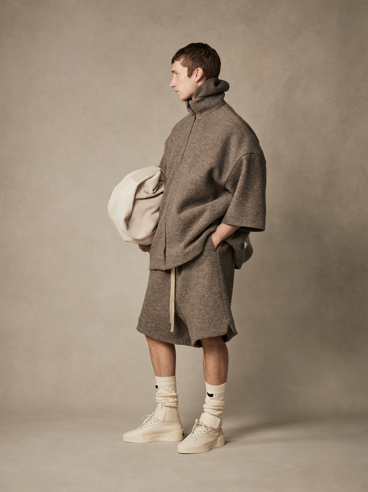Boiled Wool Relaxed Shorts | Fear of God