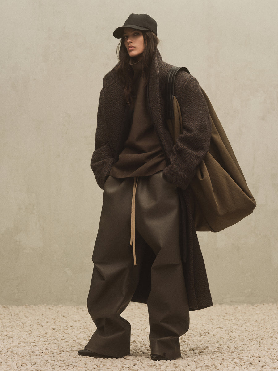 Rubber Knee Pleat Wide Leg Pant - Fear of God