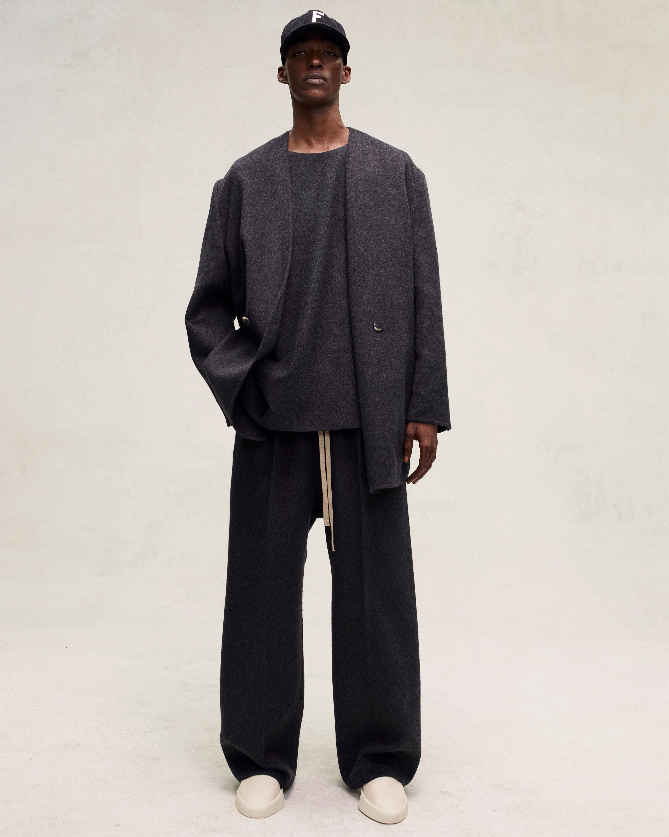 Brushed Wool Cashmere Wide Leg Pants | Fear of God