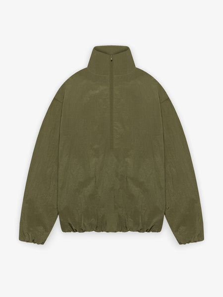 Military Nylon Mockneck Anorak