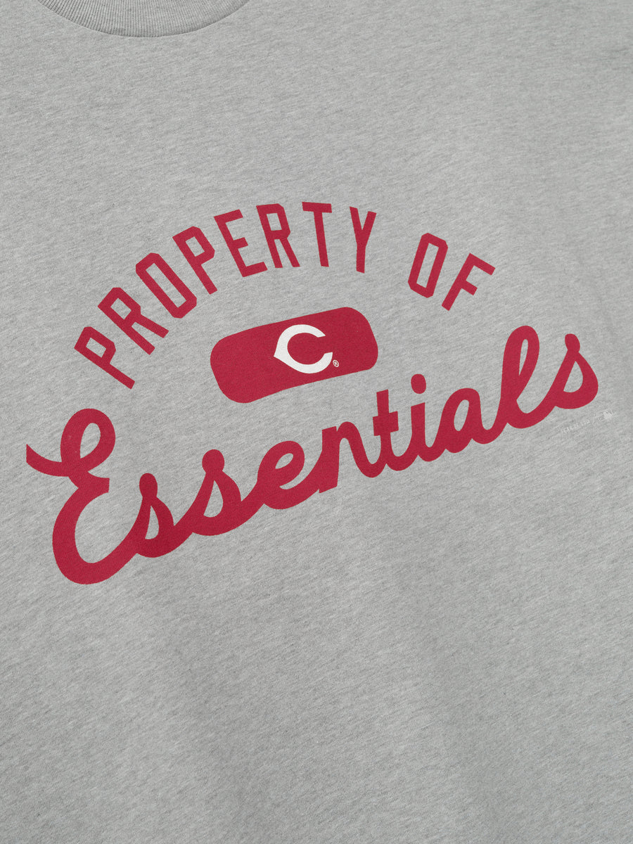 Reds Merch Tee Concrete Heather / XS view 3
