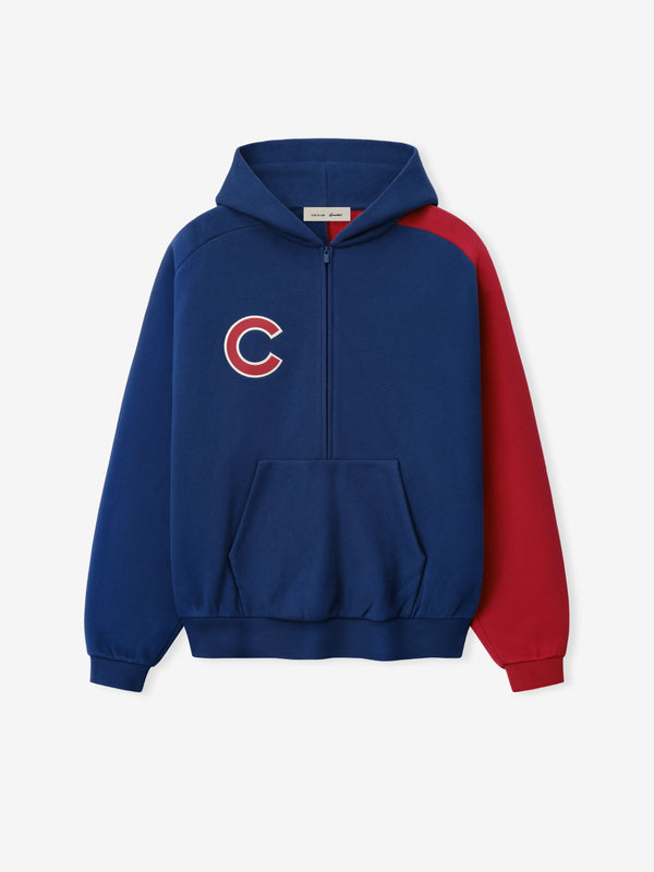 Cubs Raglan Half Zip Sport Hoodie view 2