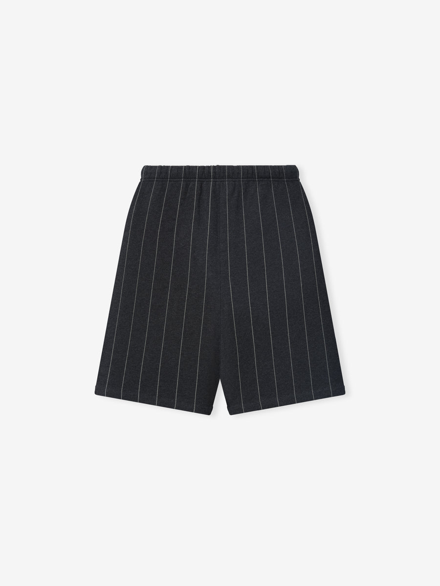 White Sox 90's Sweatshort Iron Heather W White Pinstripes / XS view 2