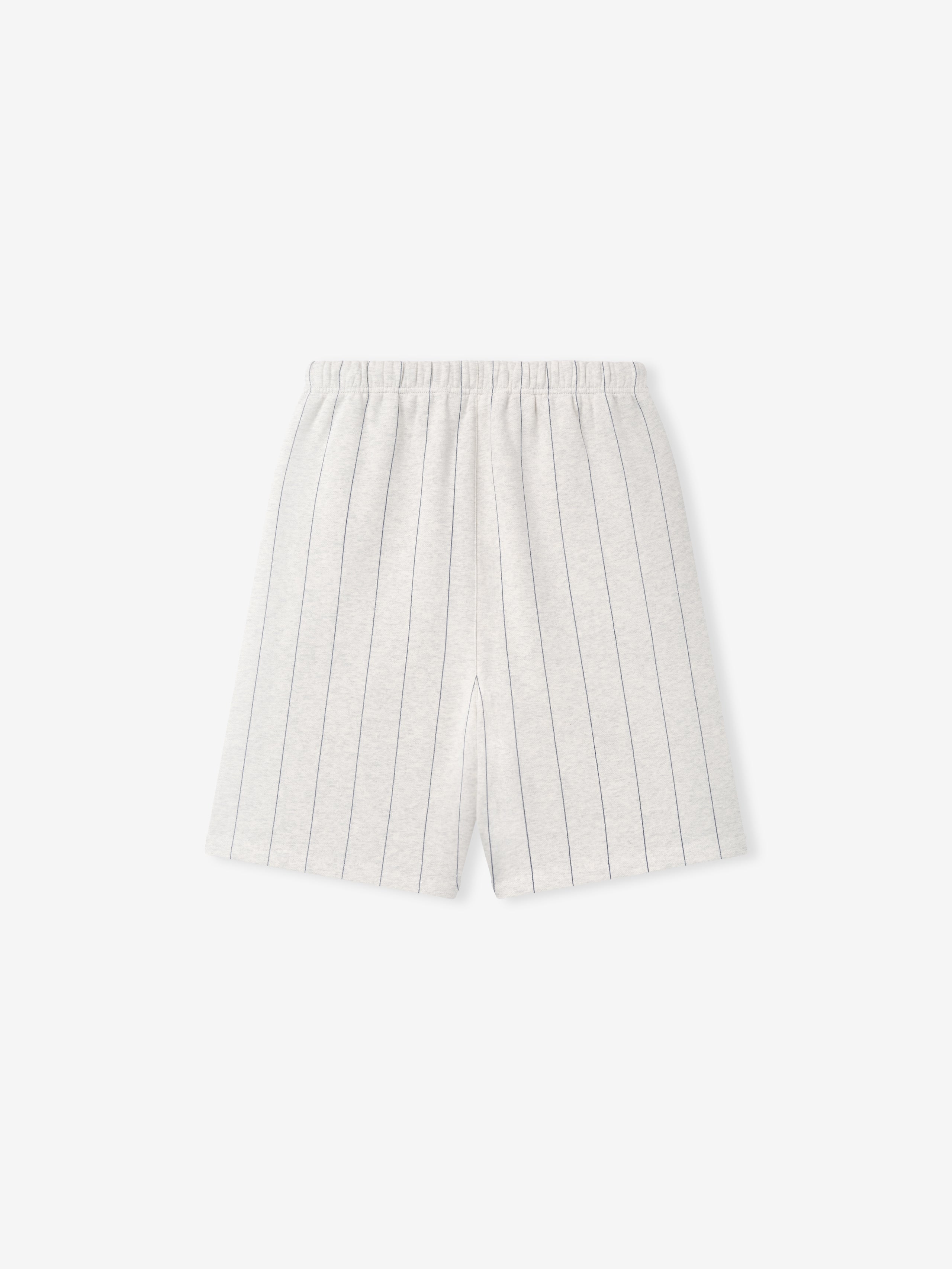 Striped shorts on a white background