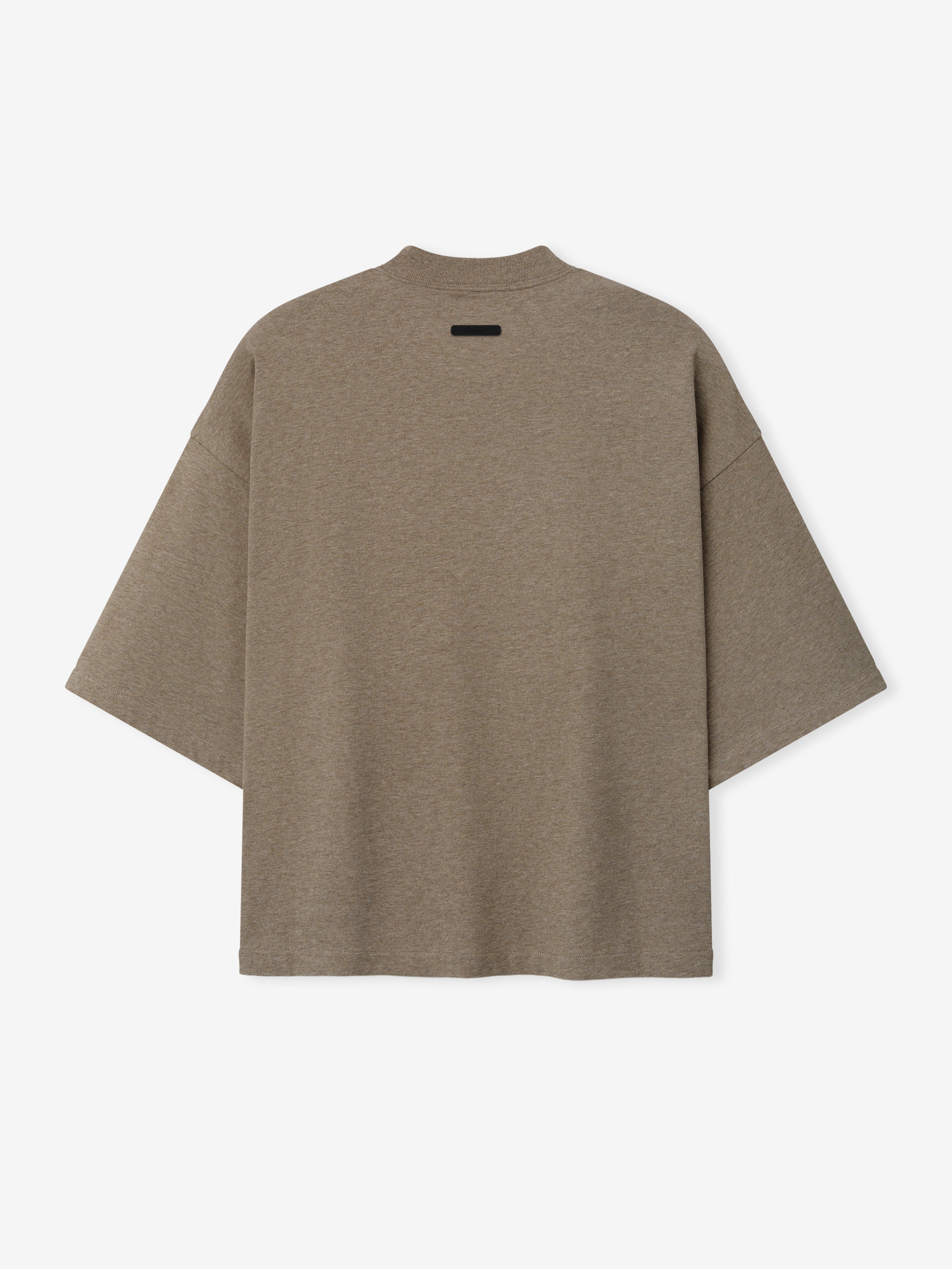 Yankees AL Merch Tee in muted brown heather fabric featuring an oversized relaxed fit with wide sleeves and subtle crew neckline for a modern casual top.