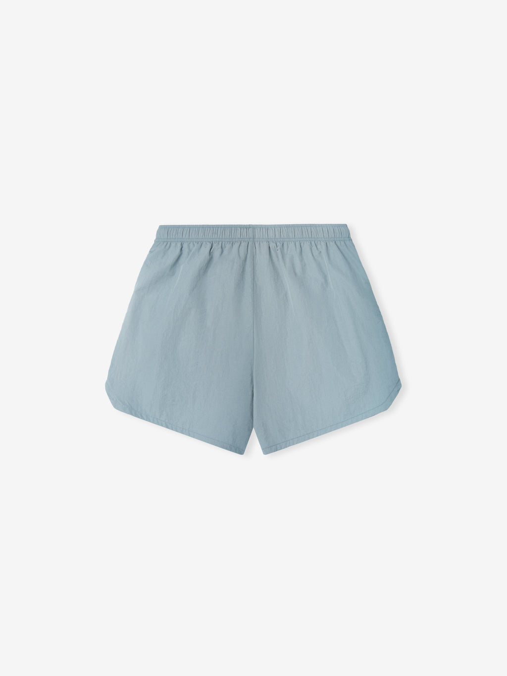 Mlb Gym Short in soft stone blue featuring a lightweight fabric with an elastic waistband, designed for comfortable casual athletic bottoms.