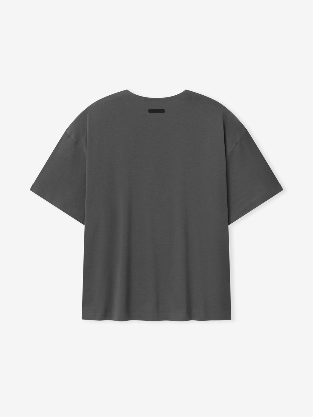 Ponte Modern Tee (Relaxed) in a muted iron grey hue featuring a relaxed fit with short sleeves and crew neckline, crafted from smooth fabric for a versatile casual top.