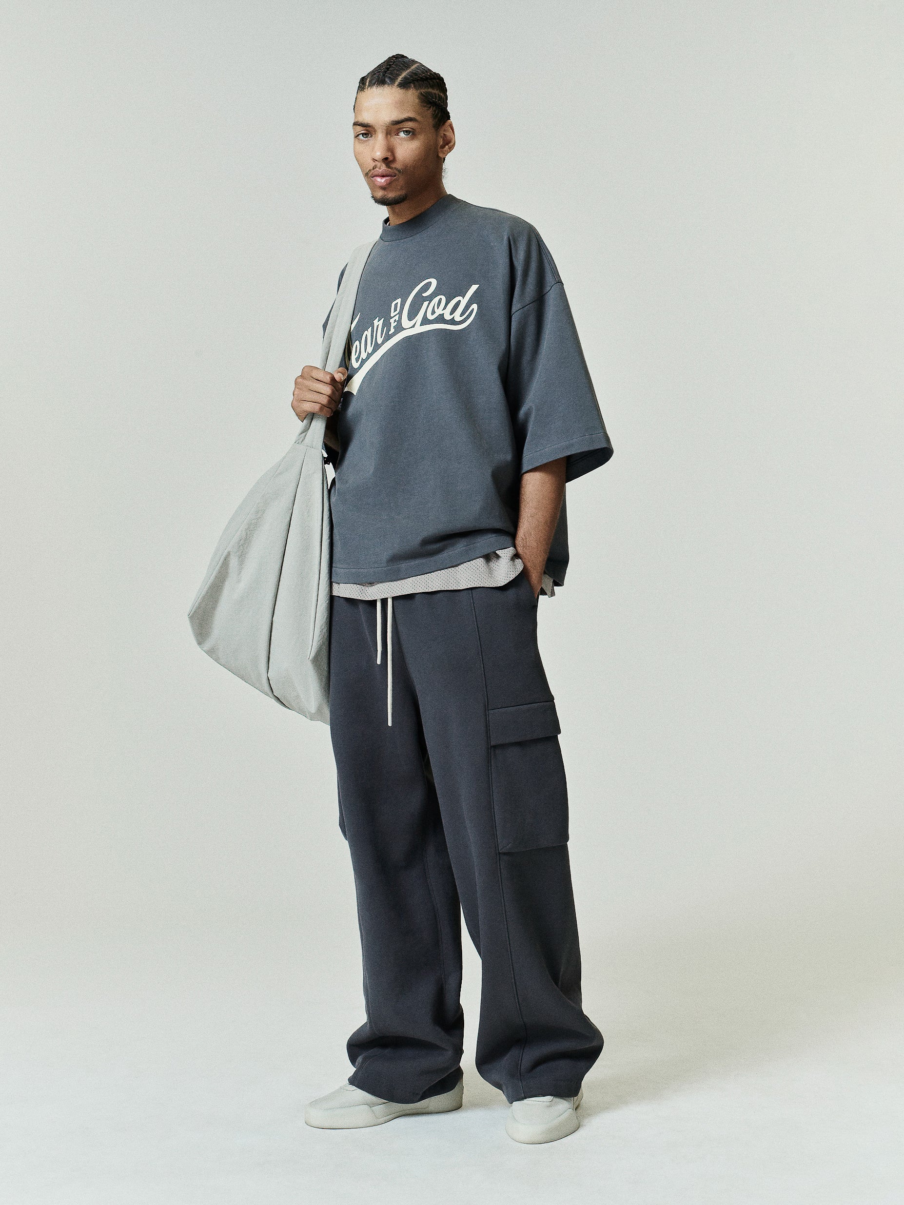 その他 M fear of god essentials boxy t-shirt Merch Tee Boxy Fit – Fear of God