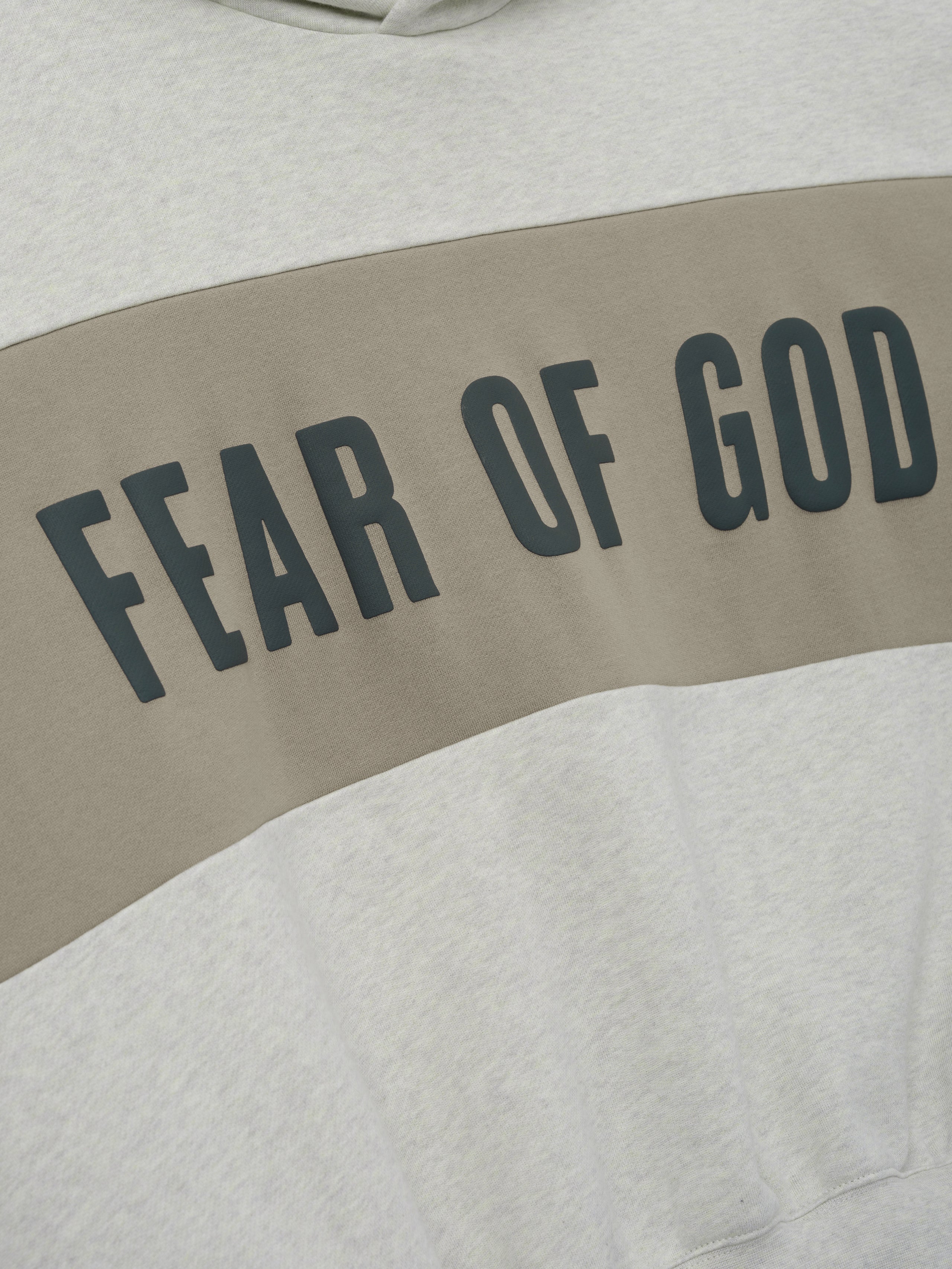 Cropped Relaxed Panelled Hoodie – Fear of God