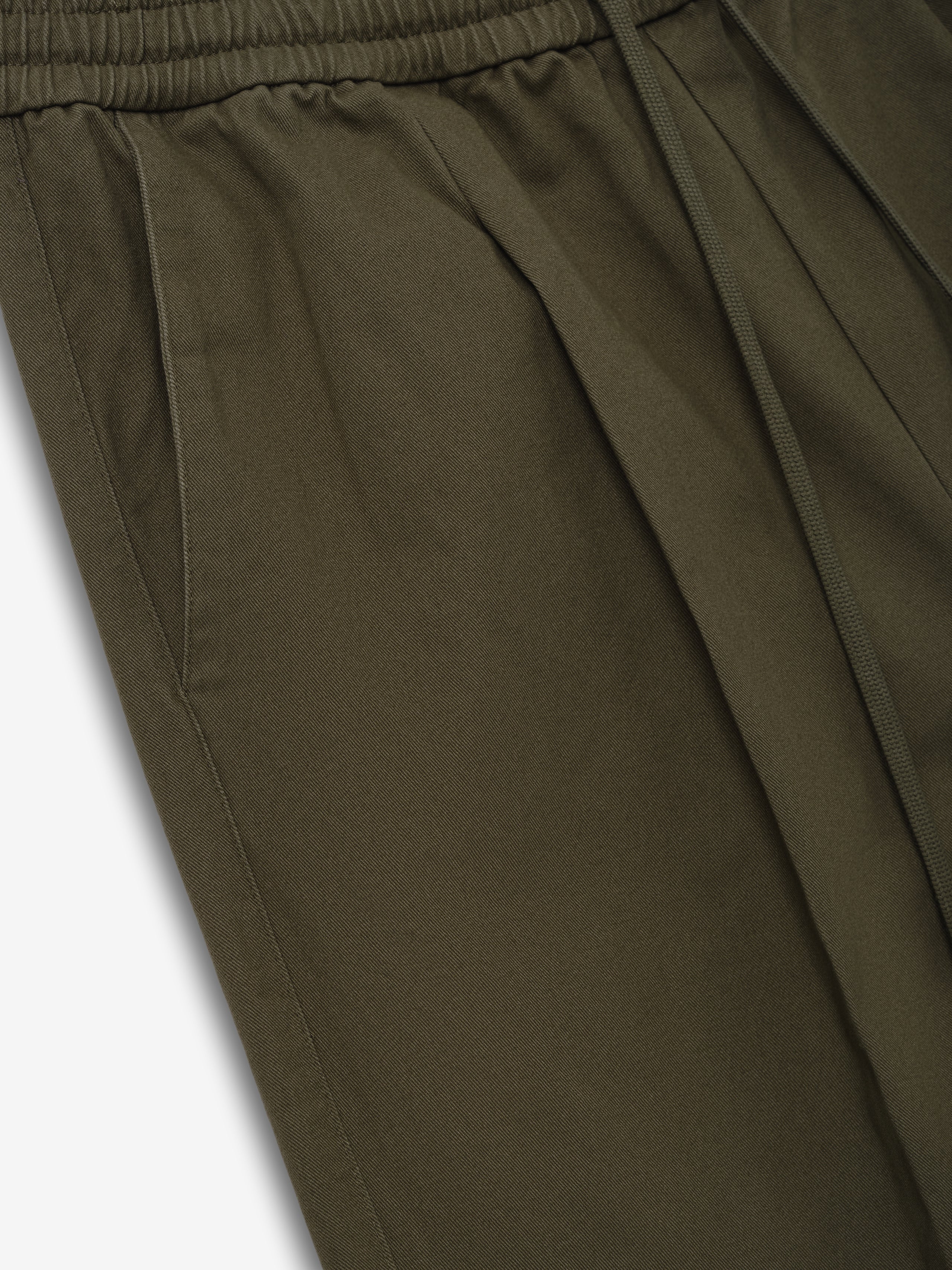 Cotton Twill Pleat Front Drawstring Pant – Fear of God