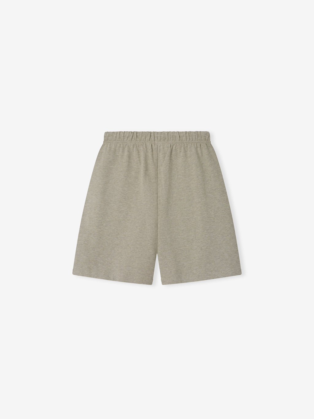 Kids 90'S Jersey Sweatshort in a soft seal heather tone featuring a comfortable elastic waistband, designed as casual bottoms perfect for everyday wear and relaxed movement.