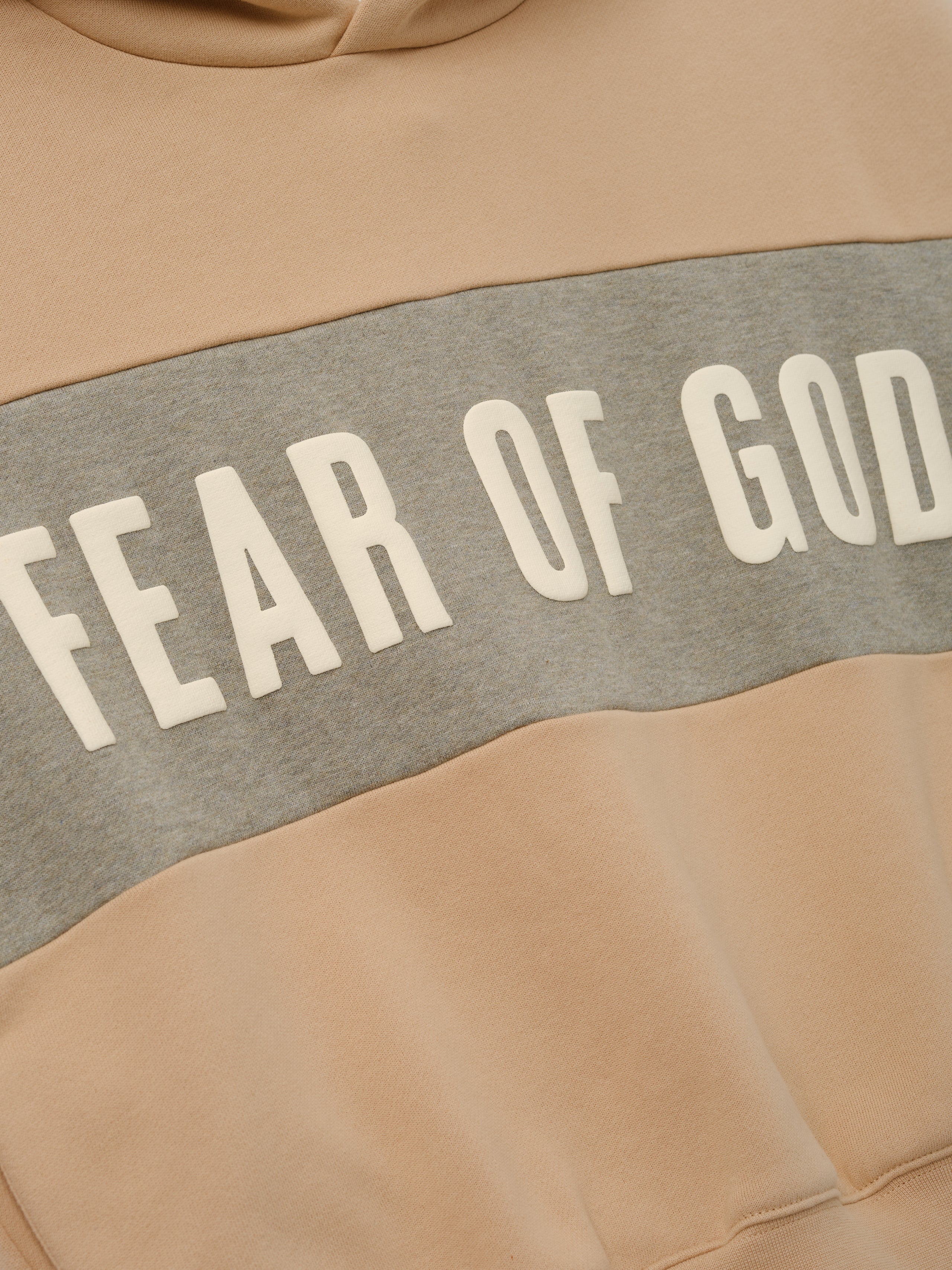 Kids Cropped Relaxed Panelled Hoodie – Fear of God