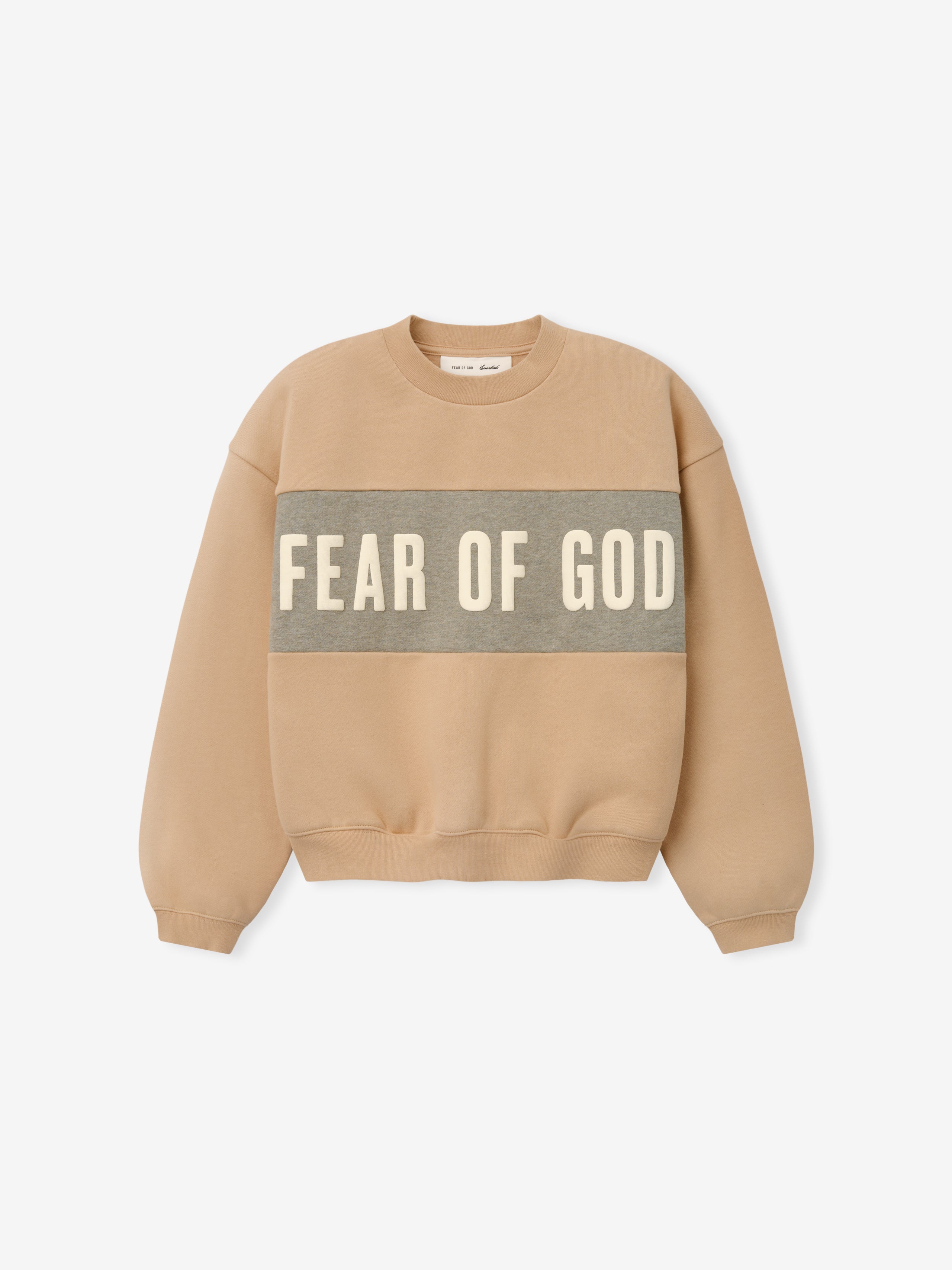 トップス Fear of God Kids Cropped Relaxed Panelled Sweatshirt – Fear of God