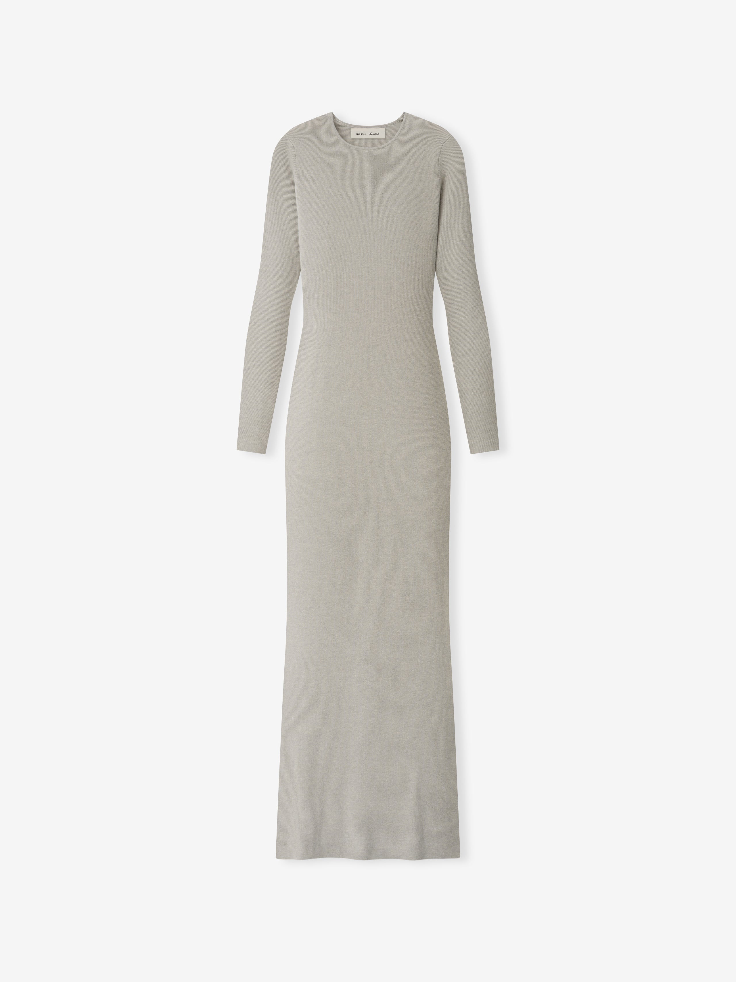 Womens Rib Knit Dress, Seal / S