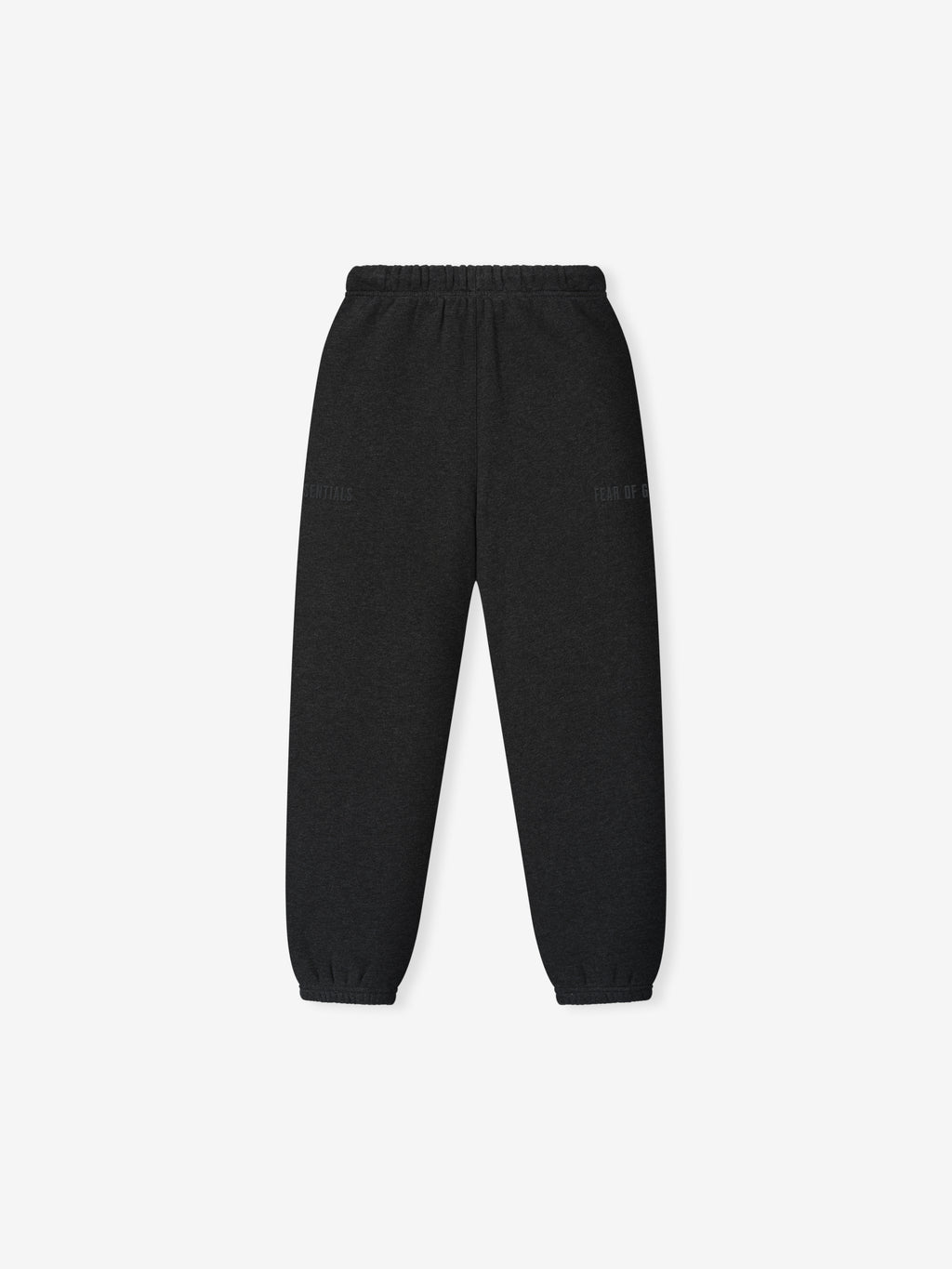 Kids Classic Fleece Sweatpant in a deep iron grey shade, featuring an elastic waistband and cuffs, designed for cozy comfort and casual wear in kids' bottoms.