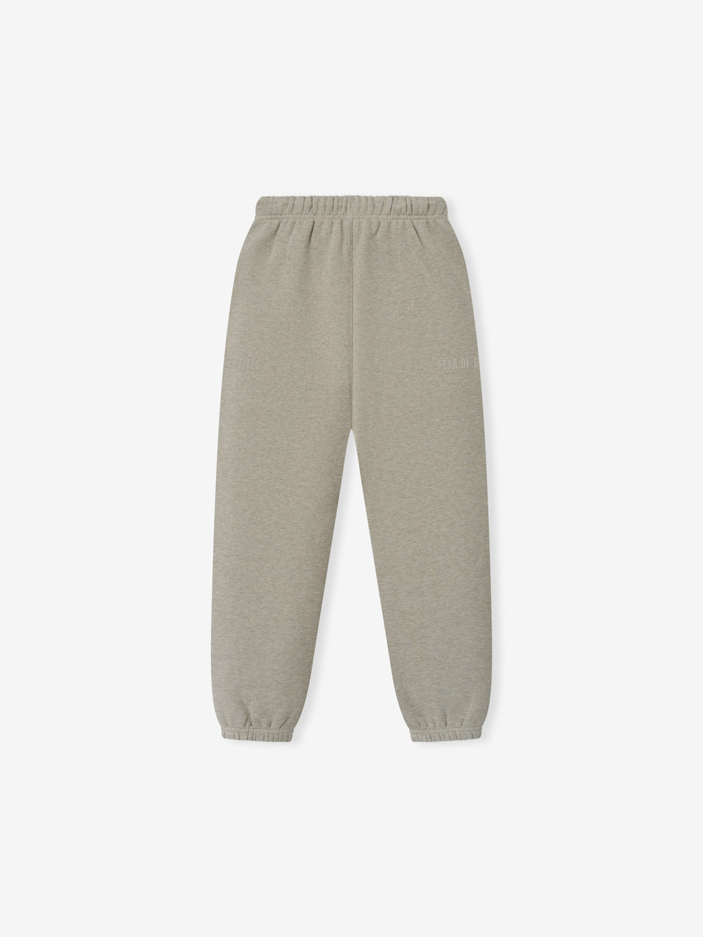 Kids Classic Fleece Sweatpant in a soft seal heather shade, featuring an elastic waistband and gathered cuffs for a relaxed and comfortable fit in kids bottoms.
