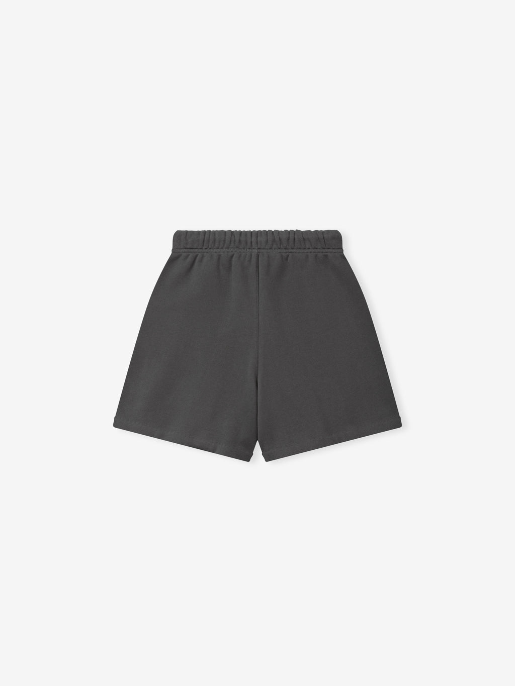 Kids Classic Sweatshort in a dark grey color with a soft elastic waistband, designed for easy, comfortable wear and casual kids bottoms.