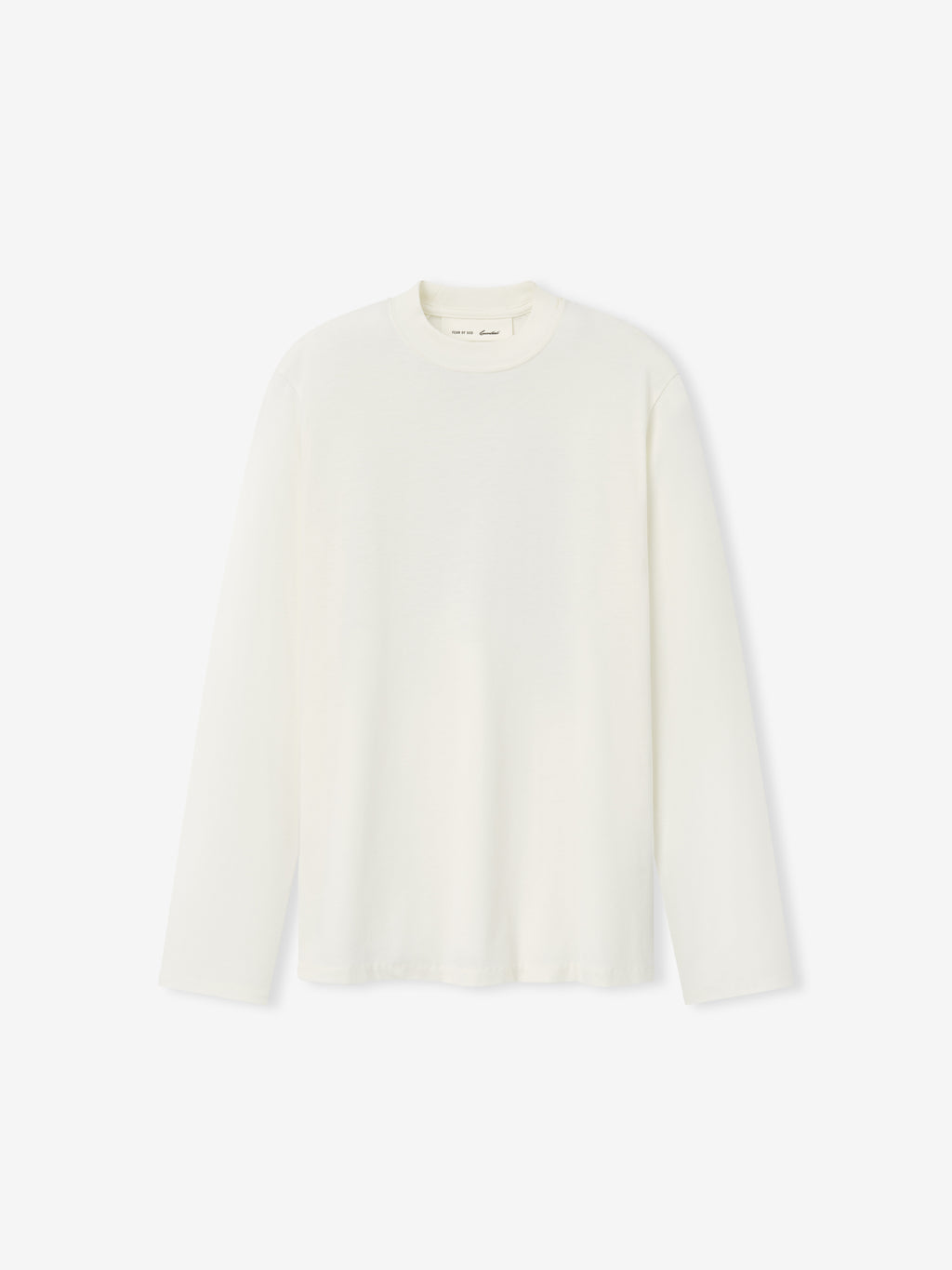 Womens Tri-Blend Classic Fit Long Sleeve Tee in ivory with a soft texture and relaxed silhouette, designed for versatile layering and everyday casual wear.