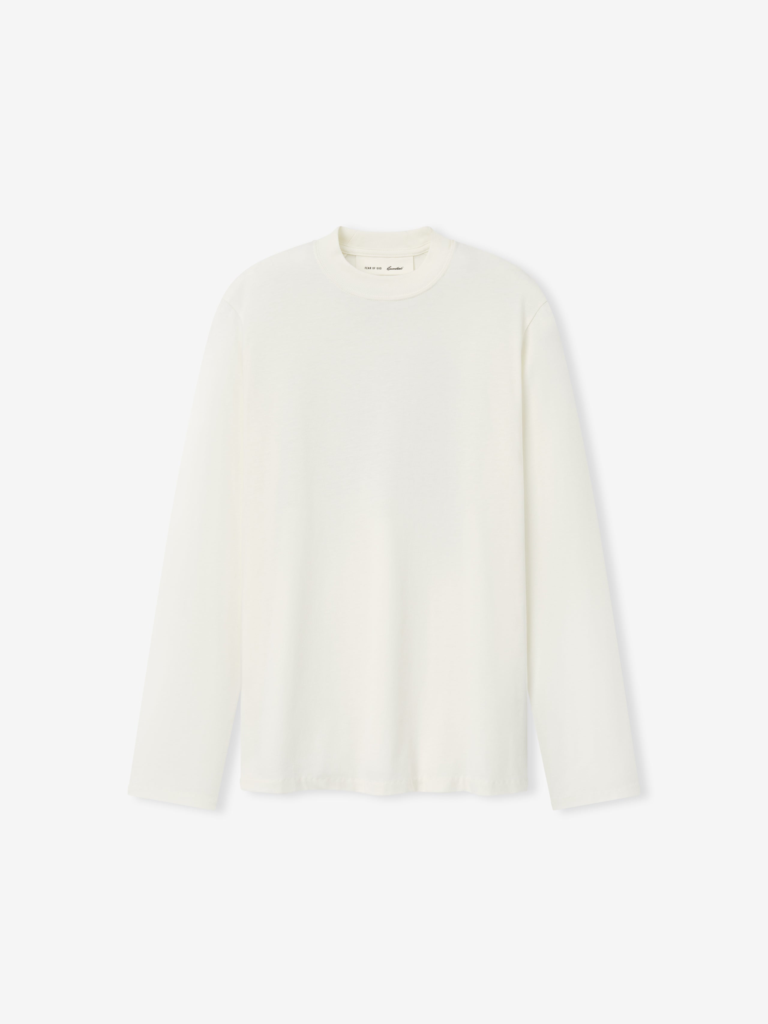 Womens Tri-Blend Classic Fit Long Sleeve Tee in ivory with a soft texture and relaxed silhouette, designed for versatile layering and everyday casual wear.