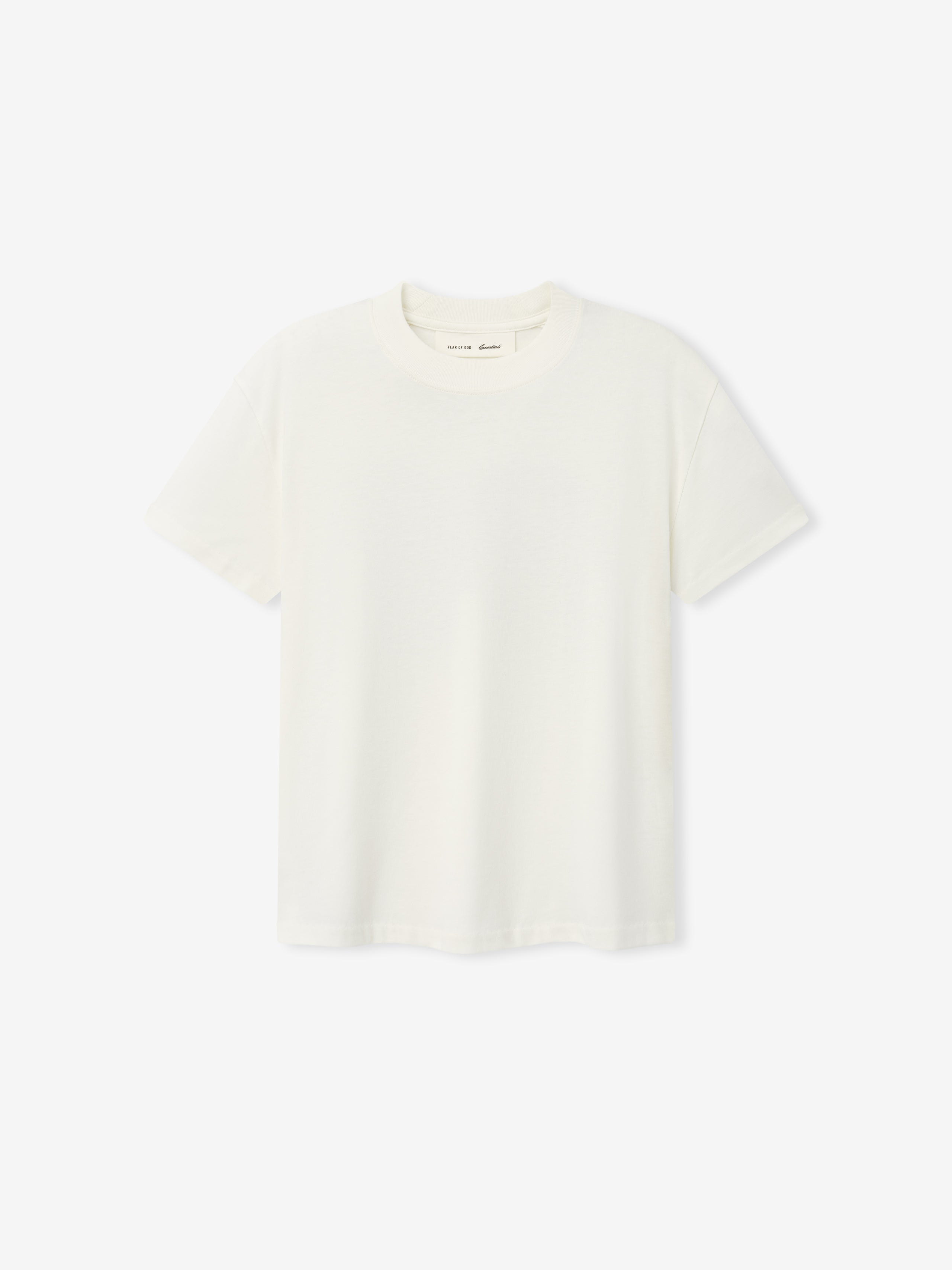Womens Tri-Blend Classic Tank in soft ivory fabric with a relaxed fit and simple crew neckline, designed for comfortable casual wear and versatile layering.