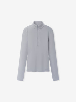 Womens Half Zip Mockneck