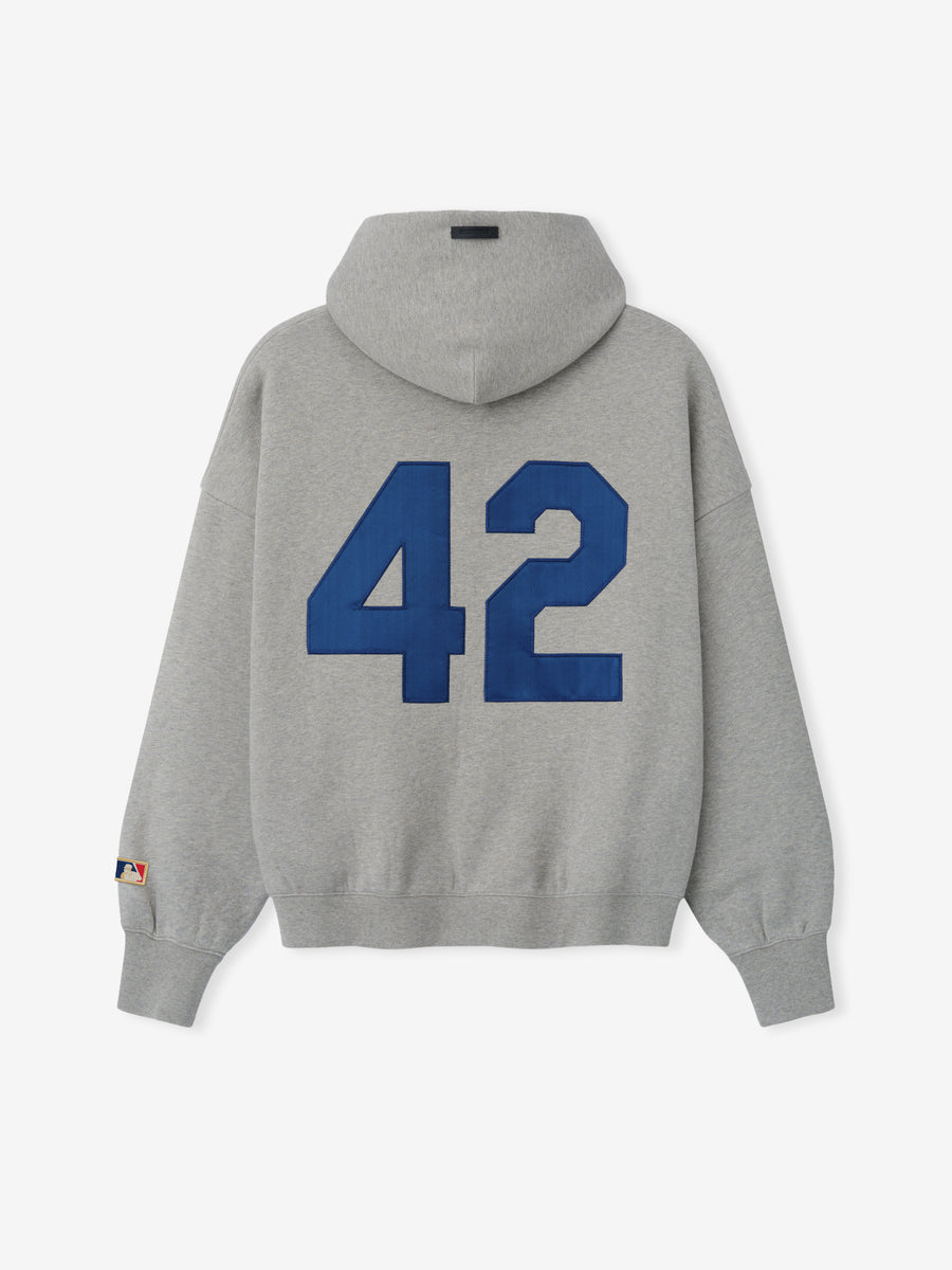 Jackie Robinson Day Merch Hoodie Warm Heather / XS view 5