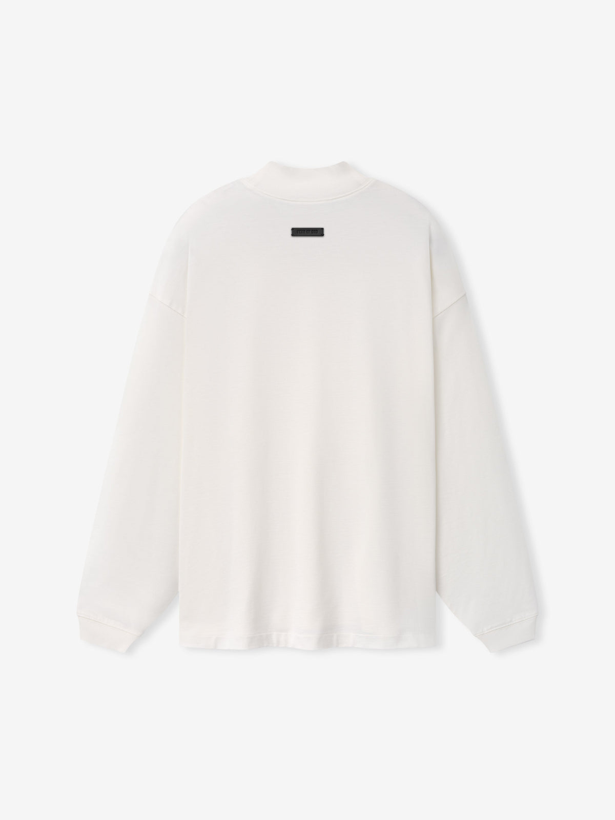 Cotton Rayon Mockneck Long Sleeve Tee