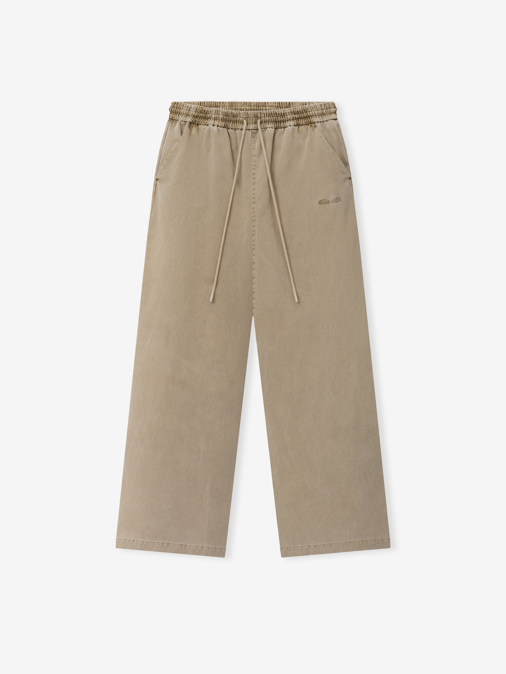 Cotton Twill Lounge Drawstring Pant