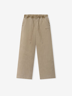 Cotton Twill Lounge Drawstring Pant