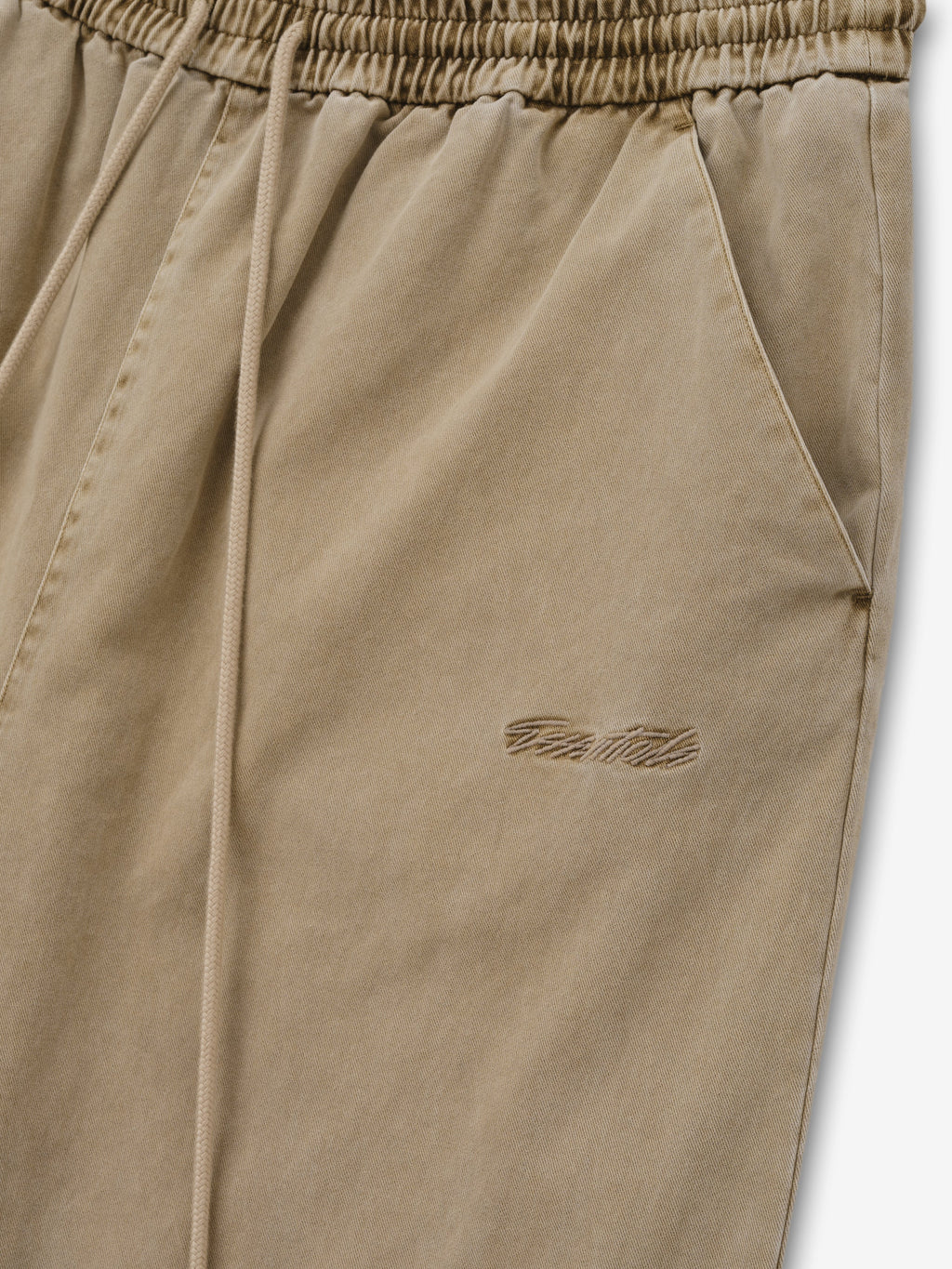 Cotton Twill Lounge Drawstring Pant