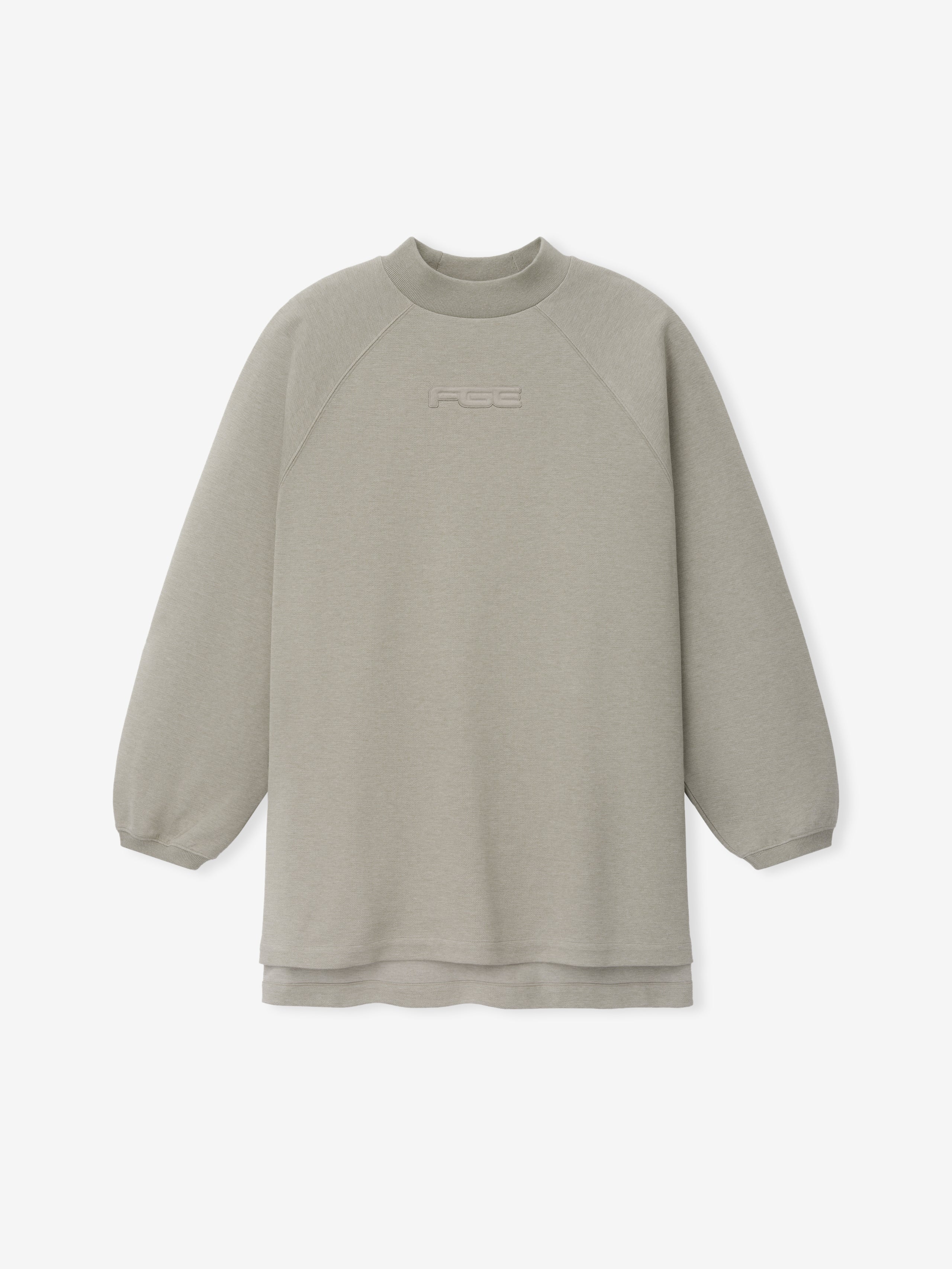 Pique 90s Relaxed Mockneck Raglan LS Tee – Fear of God