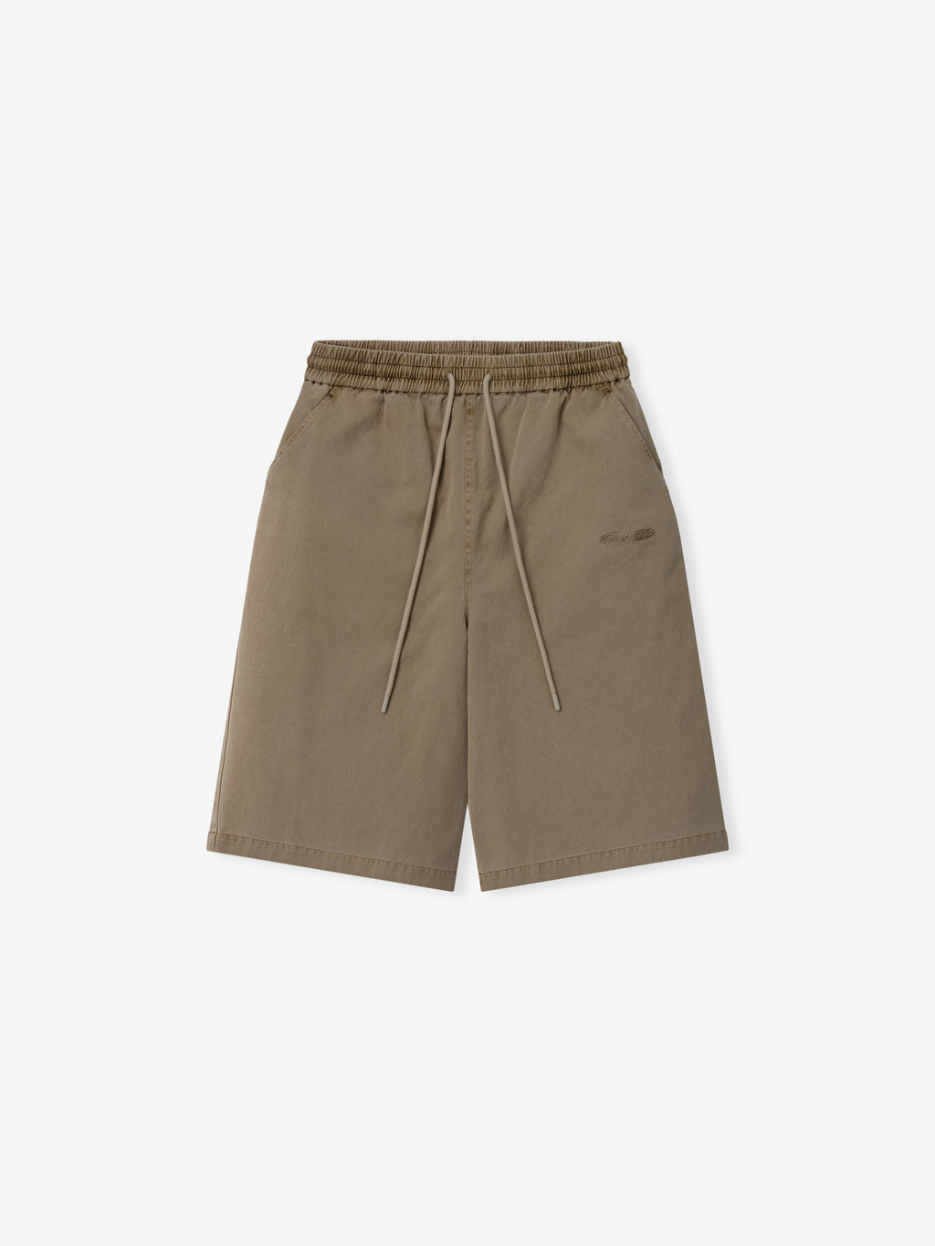 Cotton Twill Lounge Drawstring Short