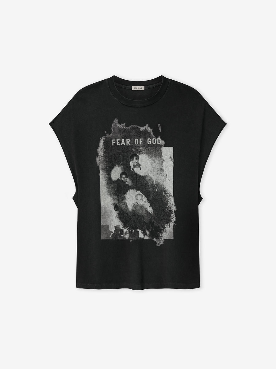 J.I.D: God Does Like Ugly Cut Off Tee Black / XS view 1