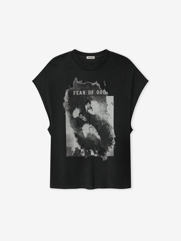 J.I.D: God Does Like Ugly Cut Off Tee view 1