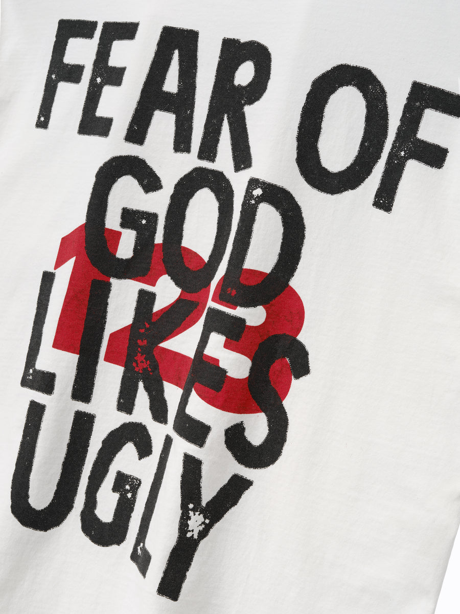 J.I.D: God Does Like Ugly Long Sleeve Tee White / XS view 3