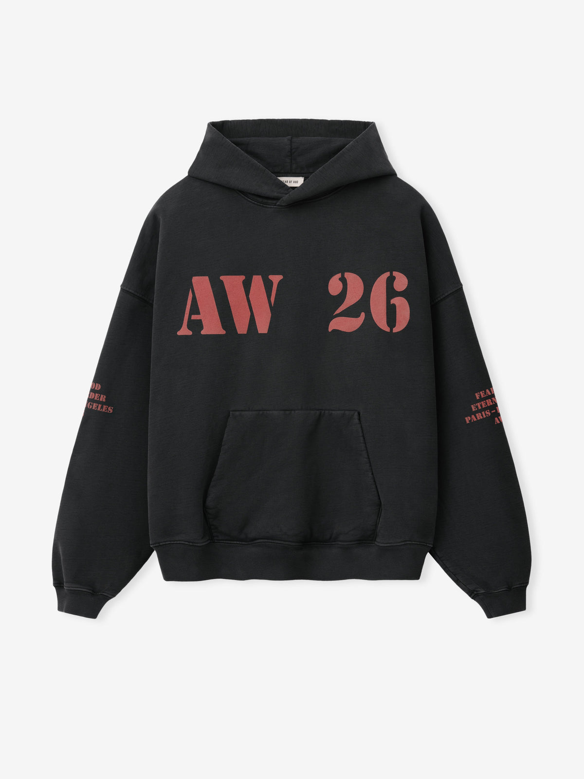 AW26 Vintage Pocket Hoodie