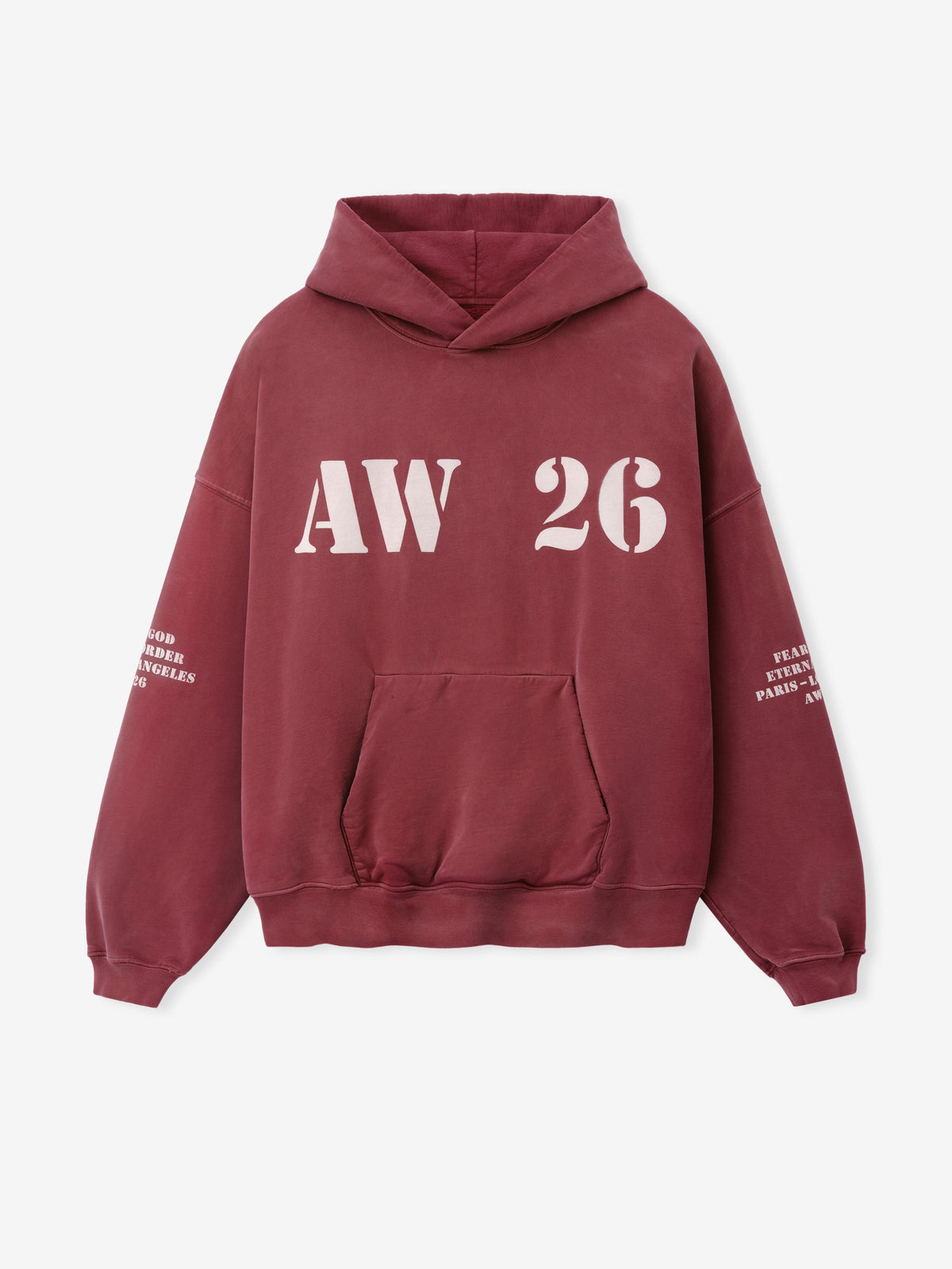 AW26 Vintage Pocket Hoodie