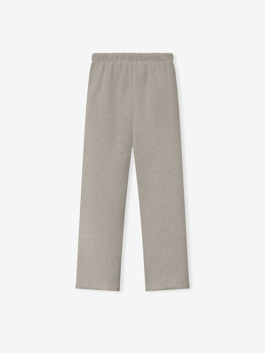 Signature Classic Slim Trackpant in light gray shown from the front with an elastic waistband and streamlined slim legs as Bottoms