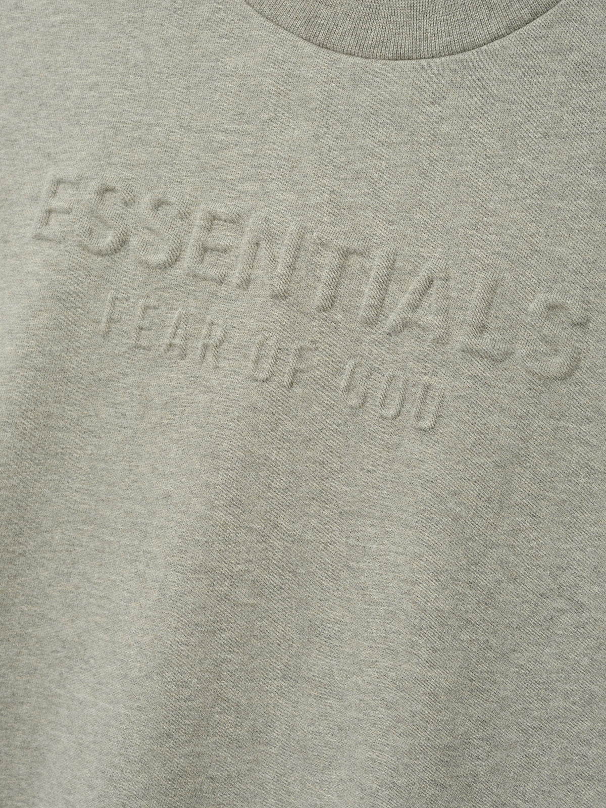 Womens Embossed FW26 Modern Cropped Crewneck
