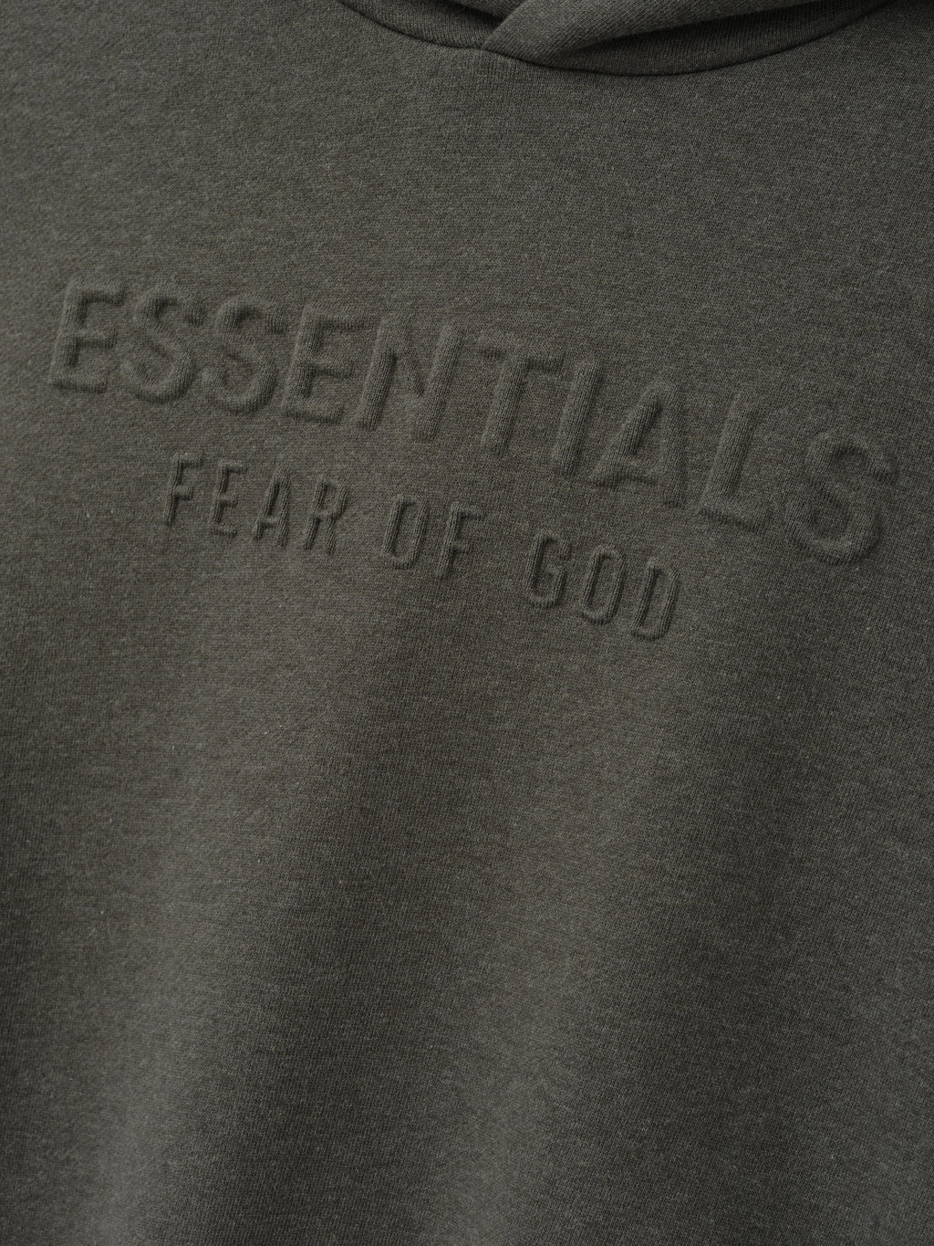 Womens Embossed FW26 Cropped Hoodie