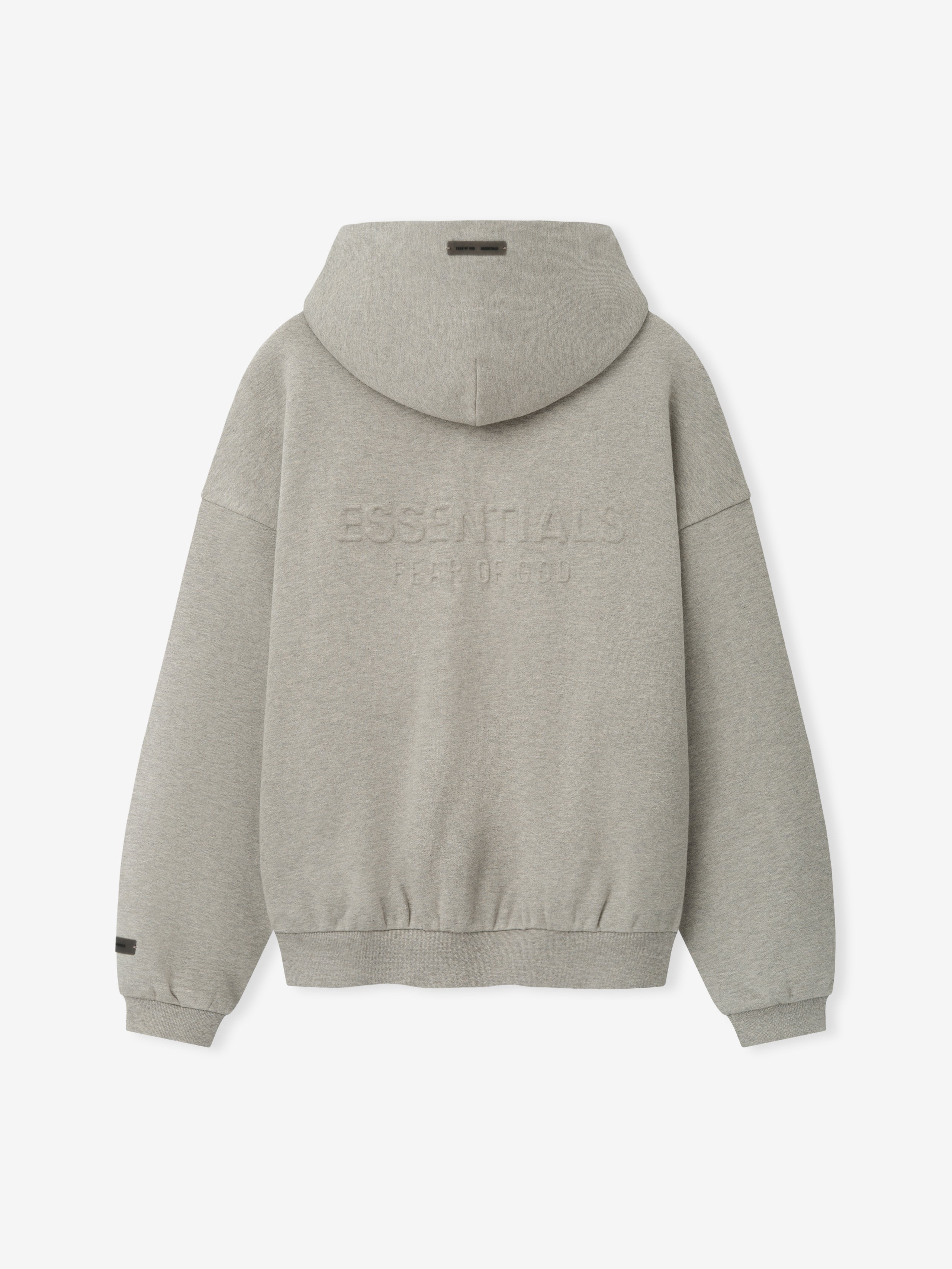 Embossed FW26 90s Relaxed Zip Up Hoodie – Fear of God