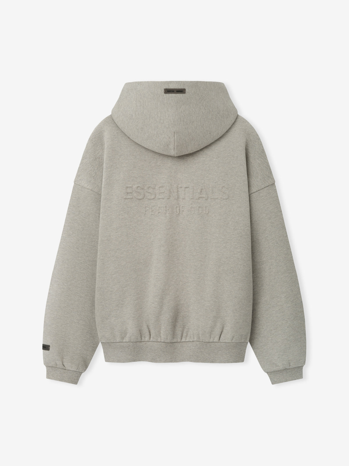 Embossed FW26 90s Relaxed Zip Up Hoodie