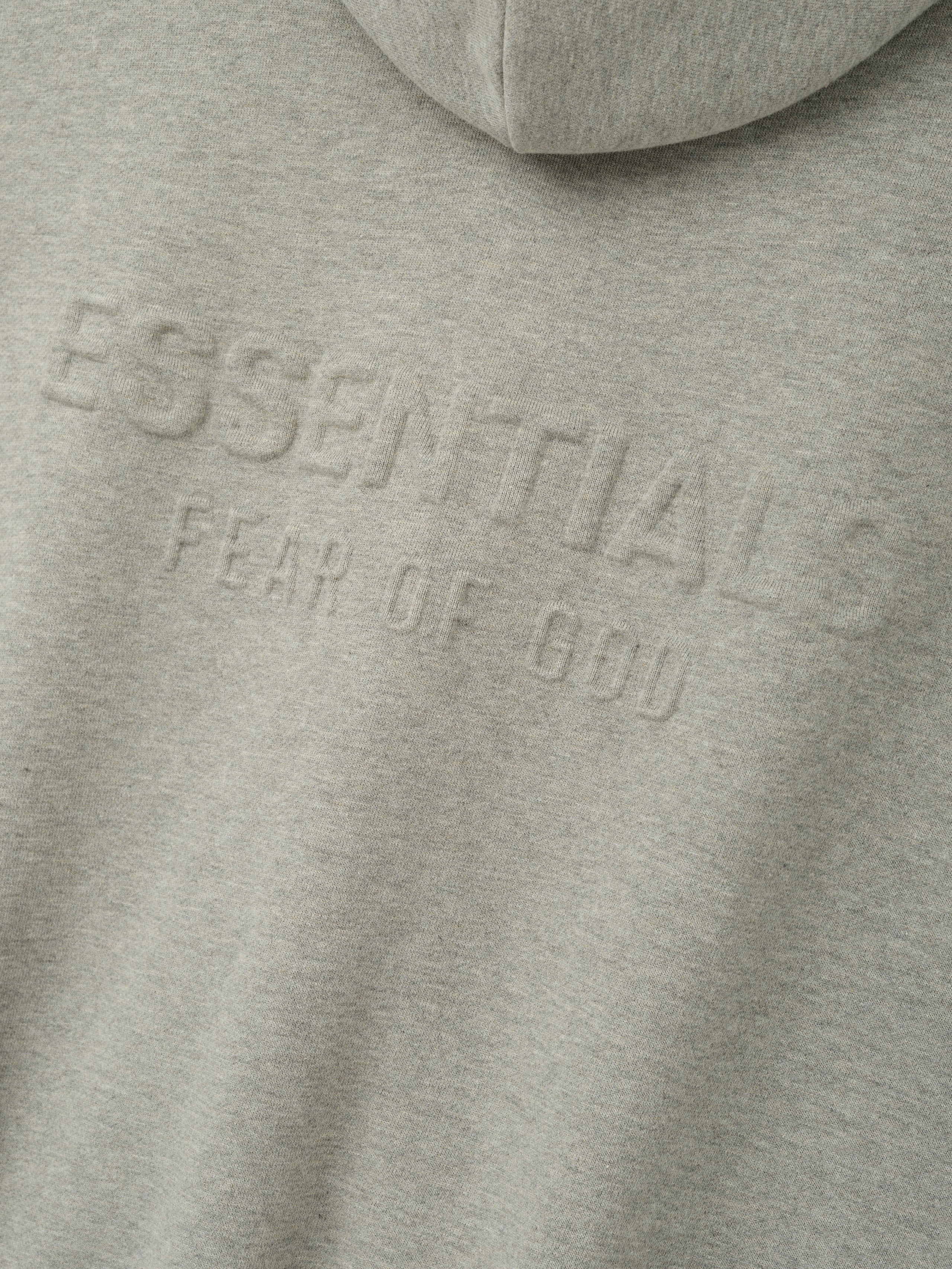 Embossed FW26 90s Relaxed Zip Up Hoodie – Fear of God