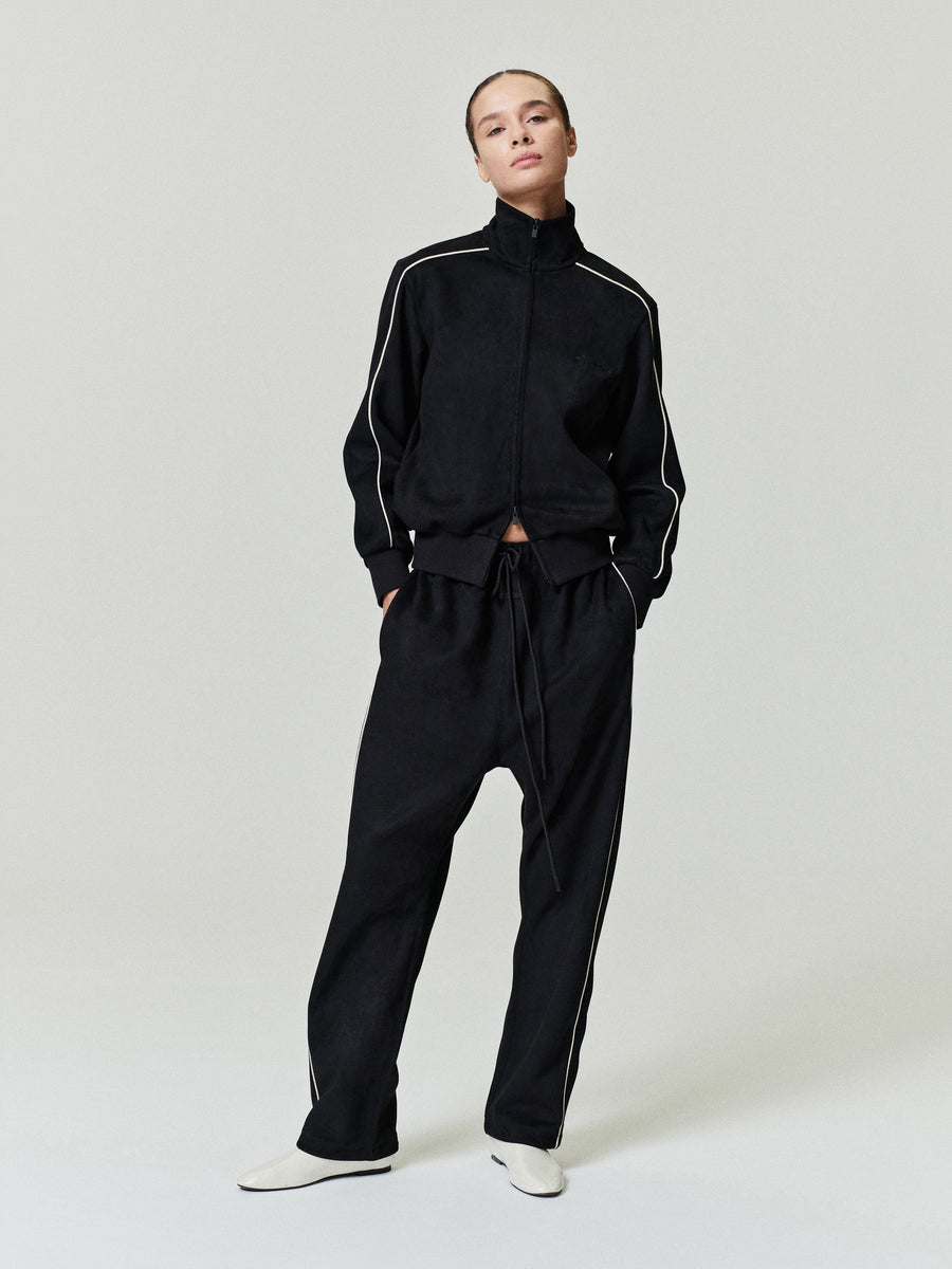 Womens Signature Vintage Fit Track Jacket Vintage Black / XS view 5