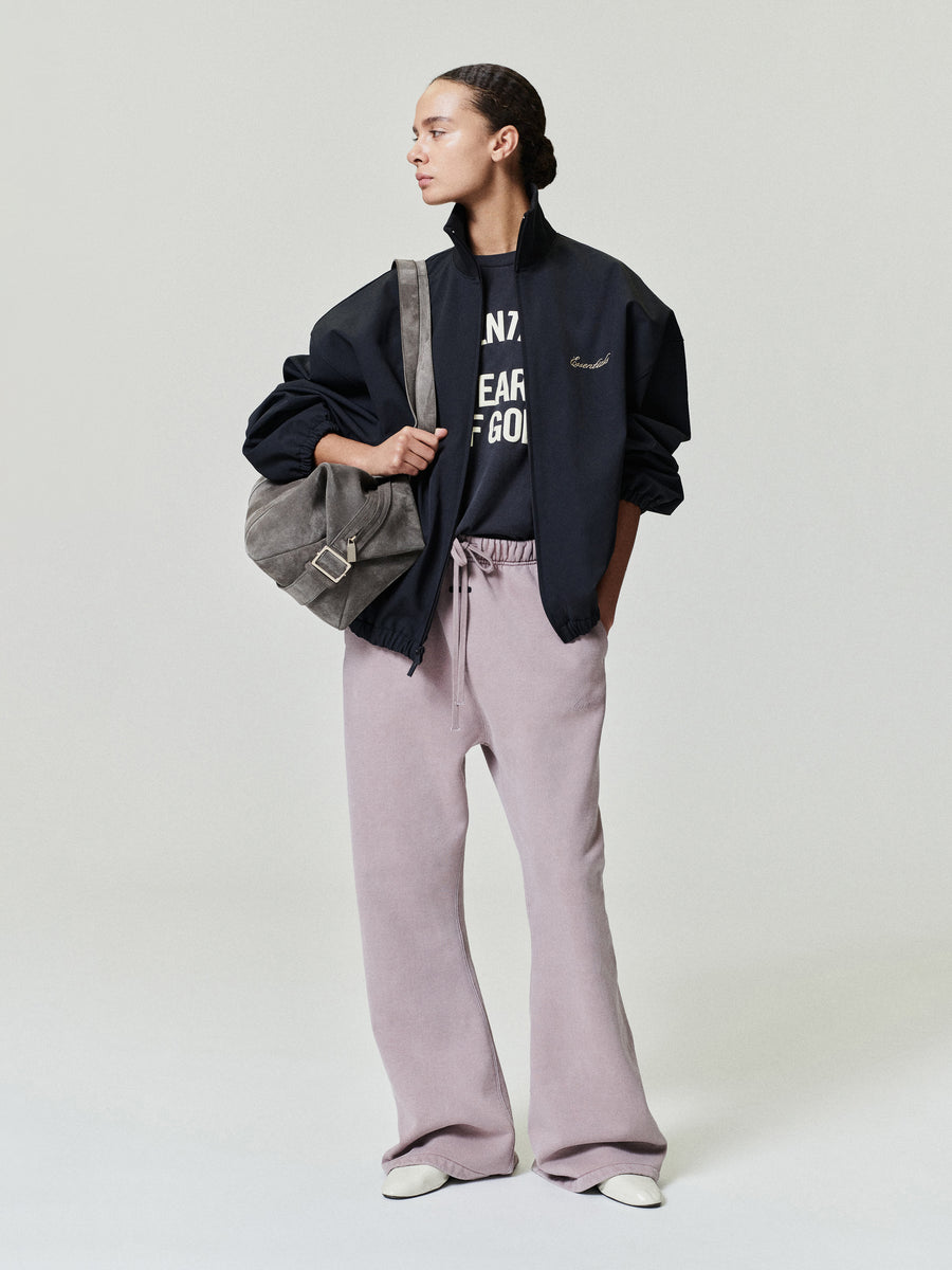Womens Signature Classic Flare Sweatpant Faded Mauve / XS view 2