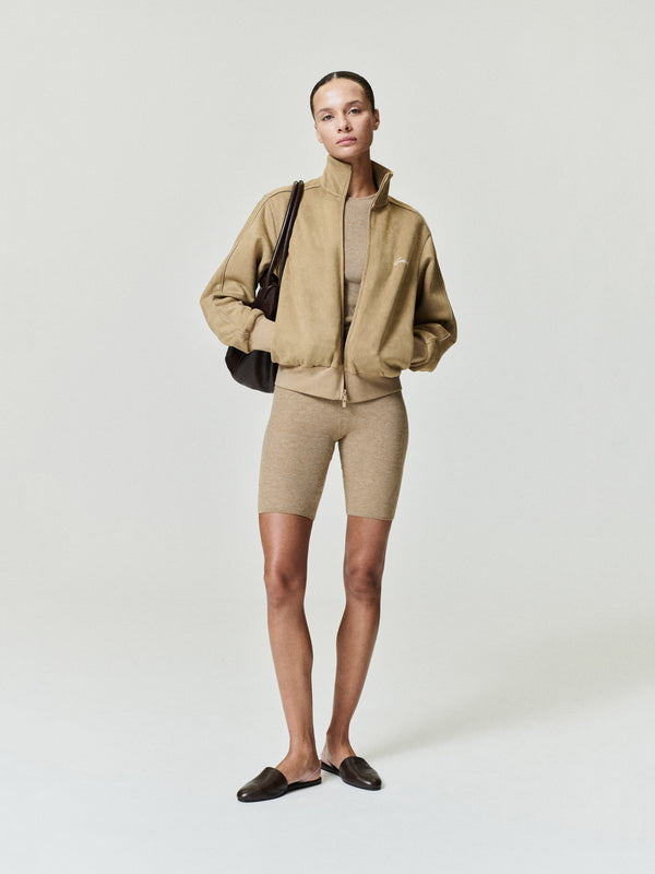 Rib Knit Bike Short view 1