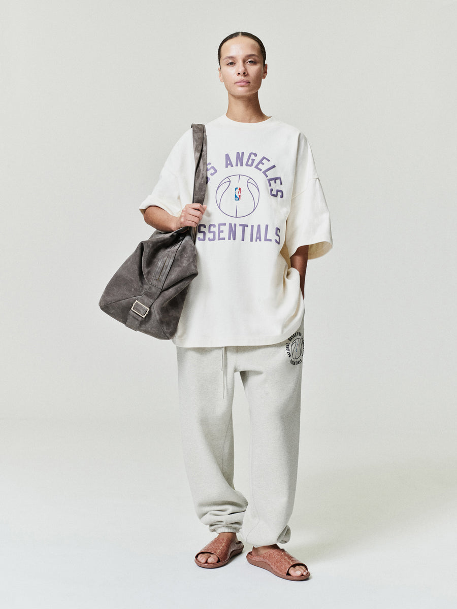 NBA X Barkley Hendricks Classic Sweatpant Heather Stone / XS view 1