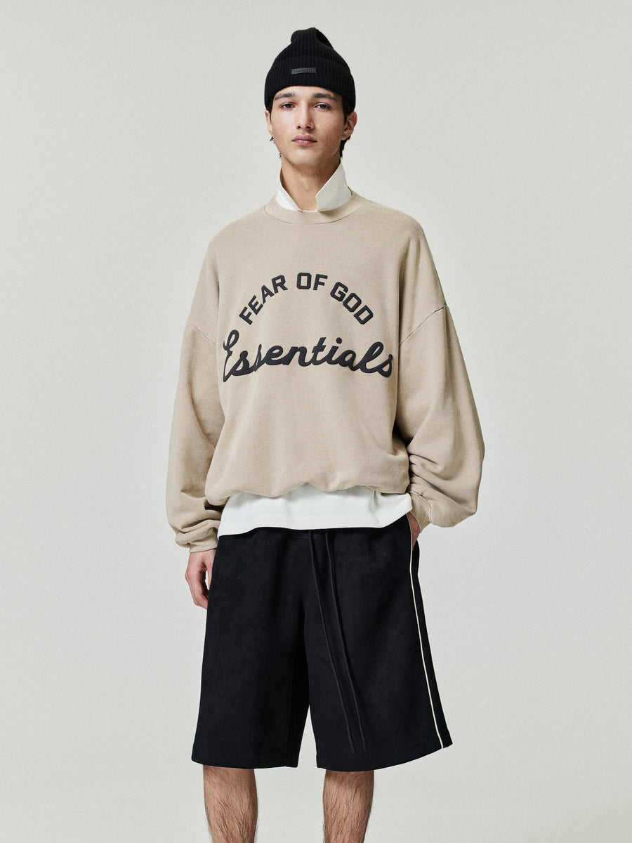 Training 90s Crewneck Sweatshirt Faded Dune / XS view 1