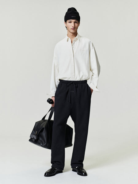 black dress shirt white pants Signature Button Up – Fear of God collar button equipped with Length:62[+$4.99] Cycling Black Feather Sleeve Dress